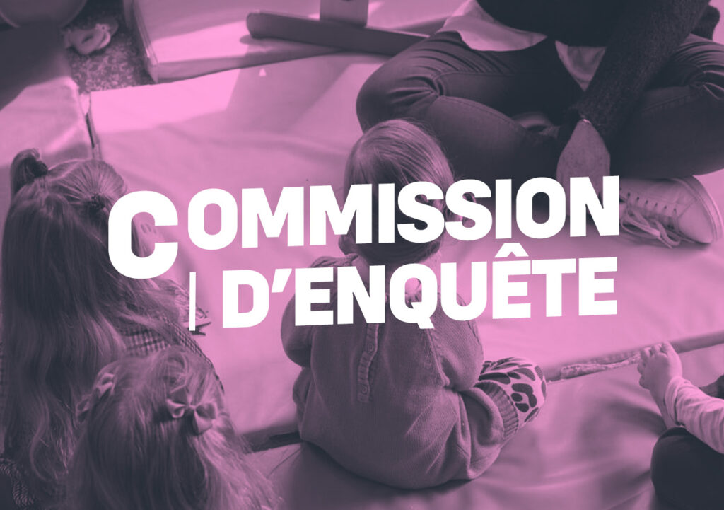 Contre rapport de la commission d'enquête crèches privées