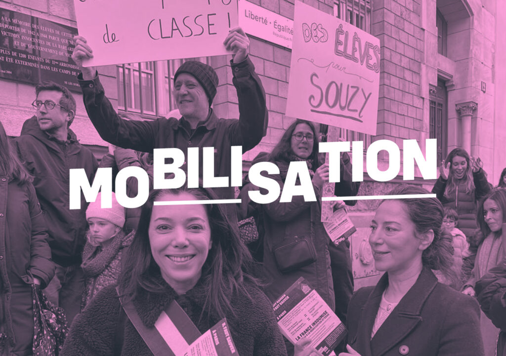 Mobilisations pour les écoles publiques avec les directrices et directeurs